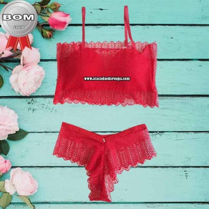 Lingerie de renda Várias Cores Com Bojo M