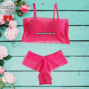 Lingerie de renda Várias Cores Com Bojo M