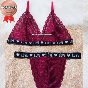 Conjunto Lingerie Love M Conjunto Lingerie Love M