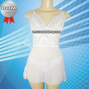 Camisola e Calcinha em Renda M Camisola e Calcinha em Renda M