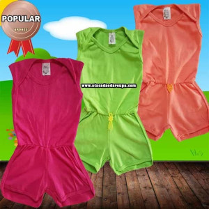 Macaquinho Liso Infantil Ribana 1 a 2 Anos Macaquinho Liso Infantil Ribana 1 a 2 Anos