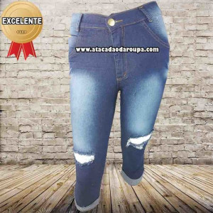 Calça Jeans Cigarrete Calça Jeans Cigarrete