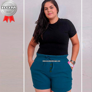 Shorts Bengaline Plus Size GG