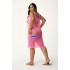 Saída de Praia Plus Size Tricot