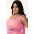 Saída de Praia Plus Size Tricot