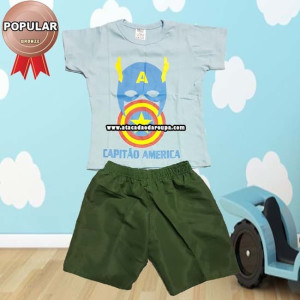 Conjunto Masculino c/ manga algodão Conjunto Masculino c/ manga algodão