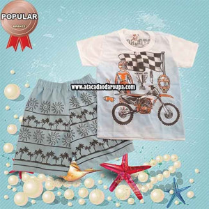 Conjunto Masculino c/ manga algodão Conjunto Masculino c/ manga algodão
