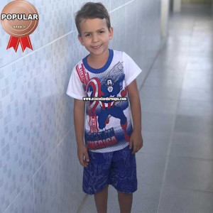 Conjunto Masculino c/ manga algodão Conjunto Masculino c/ manga algodão