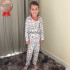 Conjunto Pijama Infantil Malha Fria 2 a 6 Anos Unissex