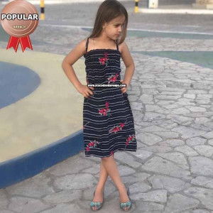 Vestido Infantil em Viscose Vestido Infantil em Viscose