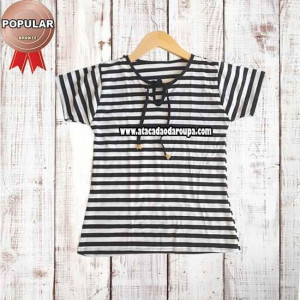 Blusa Modinha Juvenil P&B M Blusa Modinha Juvenil P&B M