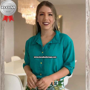 Blusas Manga 3/4 Atacado Blusas Manga 3/4 Atacado