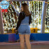 Jardineira Short Jeans Feminino