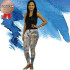Calça Legging em Cotton Estampada M Calça Legging em Cotton Estampada M