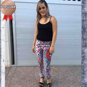 Calça Legue Liganete Estampada Calça Legue Liganete Estampada