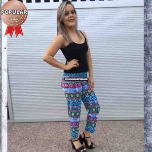Calça Legue Liganete Estampada Calça Legue Liganete Estampada