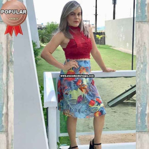 Saia Curta em Liganete M Saia Curta em Liganete M