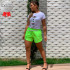 Short Tactel Feminino Adulto Liso Short Tactel Feminino Adulto Liso