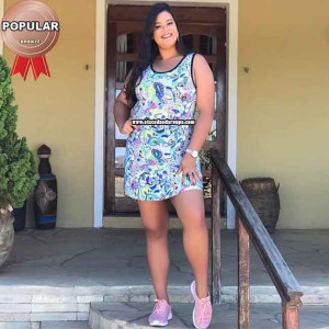 Vestido em Liganete Vestido em Liganete