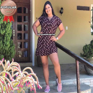 Vestido em Liganete Vestido em Liganete