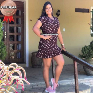Vestido em Liganete Vestido em Liganete
