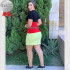 Vestido Bicolor Fio Torcido Vestido Bicolor Fio Torcido
