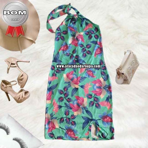 Vestido Fio Torcido Estampado Juvenil 13 a 15 Anos Vestido Fio Torcido Estampado Juvenil 13 a 15 Anos