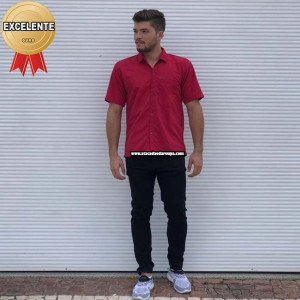 Calça Brim Masculina Colorida Tradicional 36 ao 44 Calça Brim Masculina Colorida Tradicional 36 ao 44