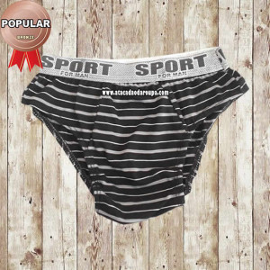 Cueca Algodão Listrada adulto Cueca Algodão Listrada adulto