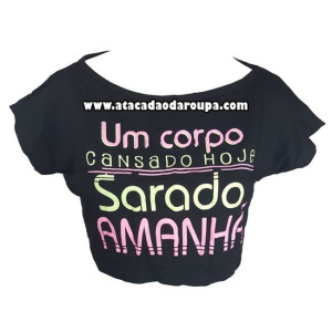 Blusas Cropped academia Blusas Cropped academia