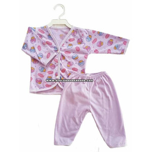 Conjunto Pijama Feminino Infantil 1 a 6 Meses
