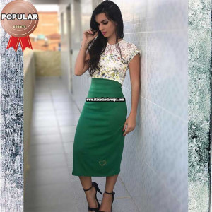 Saia Intermerdiária Cacharrel Liso Saia Intermerdiária Cacharrel Liso