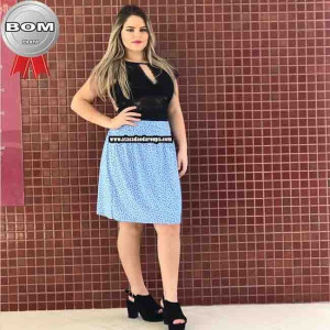 Saia Godê Estampada Saia Godê Estampada
