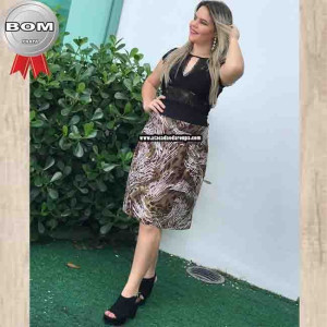 Saia Godê Estampada Saia Godê Estampada