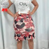 Saia Malha Crepe Estampada 3 modelos G Saia Malha Crepe Estampada 3 modelos G