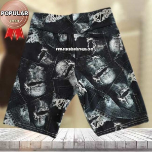 Bermuda Suplex Sublimado Estampa Jeans G Bermuda Suplex Sublimado Estampa Jeans G