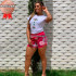 Short Crepe Cós Poliéster Short Crepe Cós Poliéster