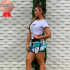 Short Crepe Cós Poliéster Short Crepe Cós Poliéster
