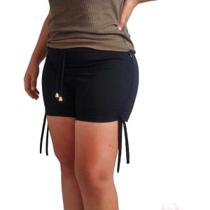Short Feminino Franzido Canelado
