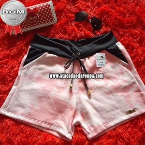 Short Moletom Flanelado Feminino P/M/G