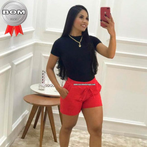 Short Feminino Moletom Liso Short Feminino Moletom Liso