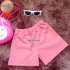 Short Infantil Malha Canelada 7 a 9 Anos Short Infantil Malha Canelada 7 a 9 Anos