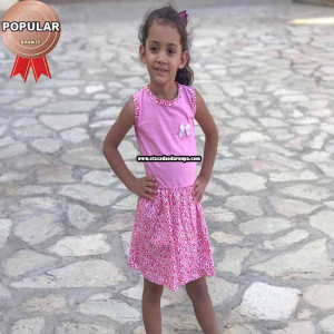 Vestidos Infantil em Algodão Vestidos Infantil em Algodão