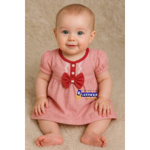 Vestido Para Bebe Em Tricoline Vestido Para Bebe Em Tricoline