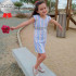 Vestido Infantil Estampado com Cordão 5 a 7 Anos Vestido Infantil Estampado com Cordão 5 a 7 Anos