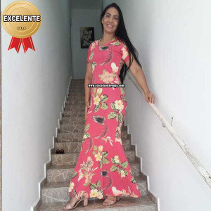 Vestidos Longo Sereia com Babado Vestidos Longo Sereia com Babado