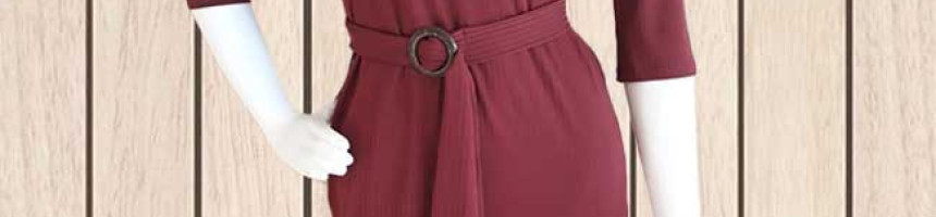 Vestido Malha Canelada Moda Evangélica Vestido Malha Canelada Moda Evangélica