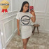 Vestido Algodão Fio 30 Penteada Frases Gospel M Vestido Algodão Fio 30 Penteada Frases Gospel M