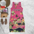 Vestido regata e Alçinha Malha Leila M Vestido regata e Alçinha Malha Leila M