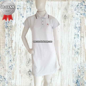 Vestido Gola Polo Vestido Gola Polo